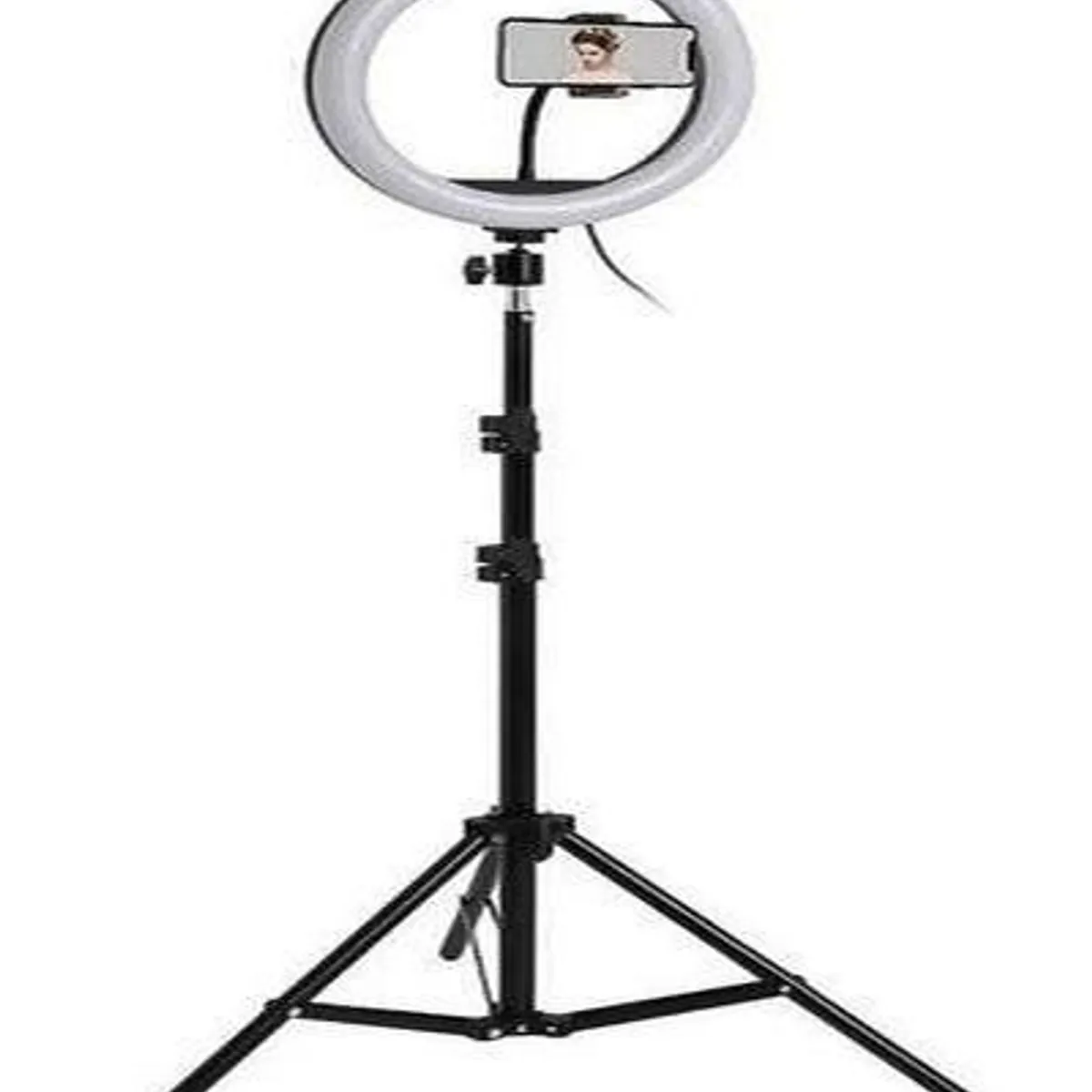 GENERICO - Aro de Luz LED Profesional con Trípode Ajustable de 21m