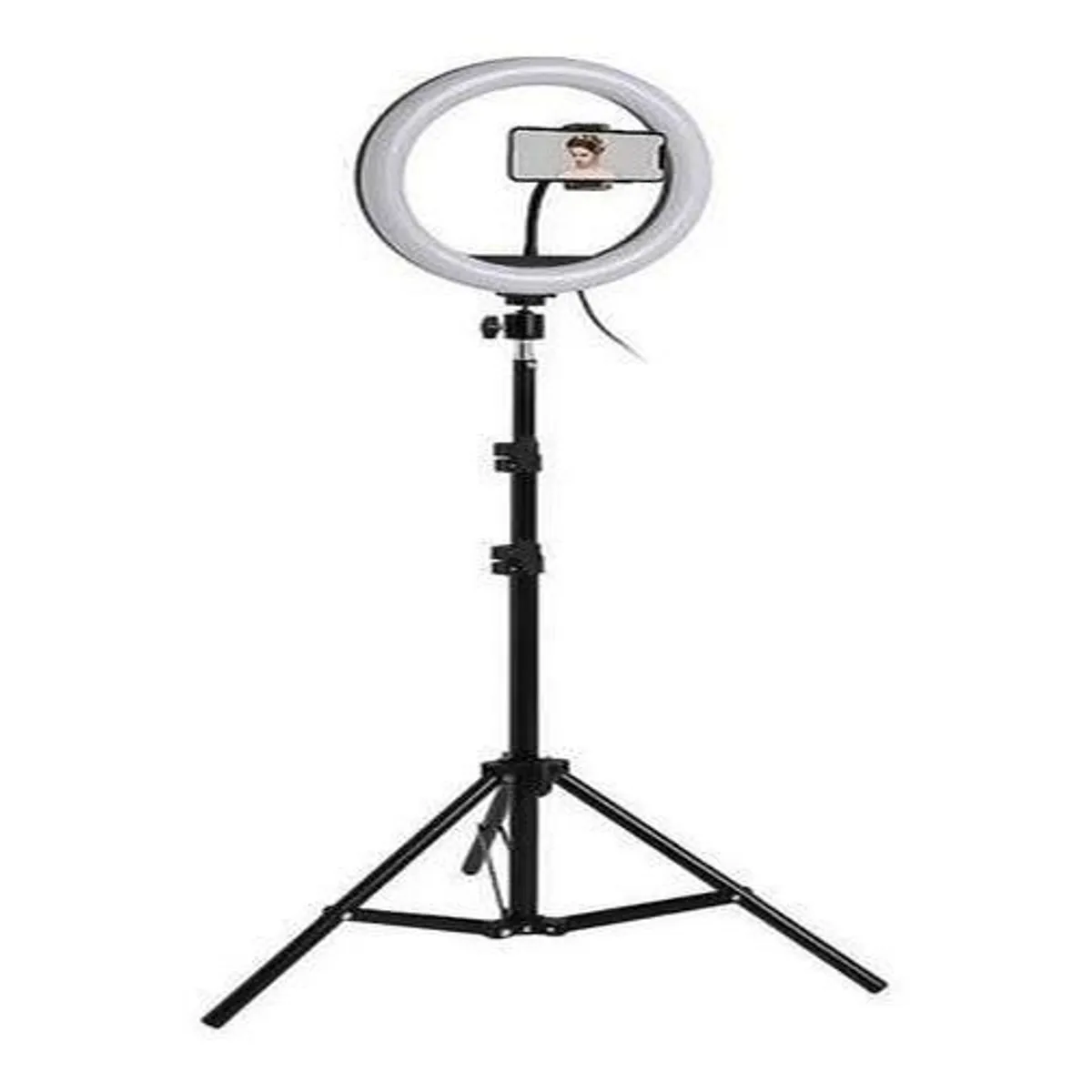 GENERICO - Aro de Luz LED Profesional con Trípode Ajustable de 21m