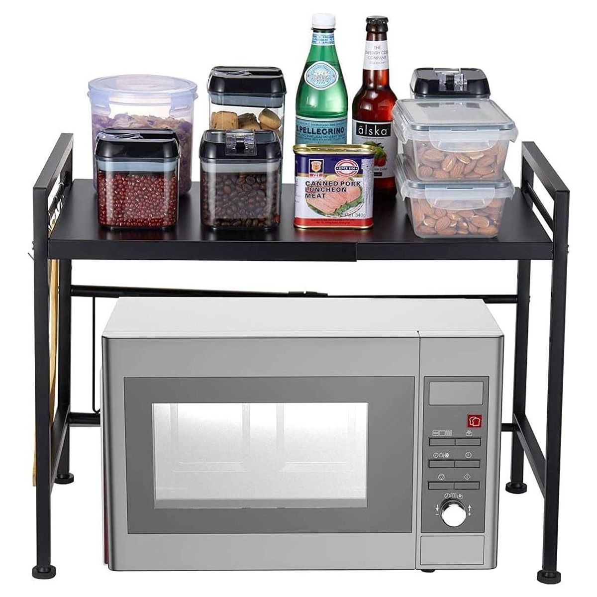 GENERICO - Estante Organizador Extensible para Microondas y Cocina