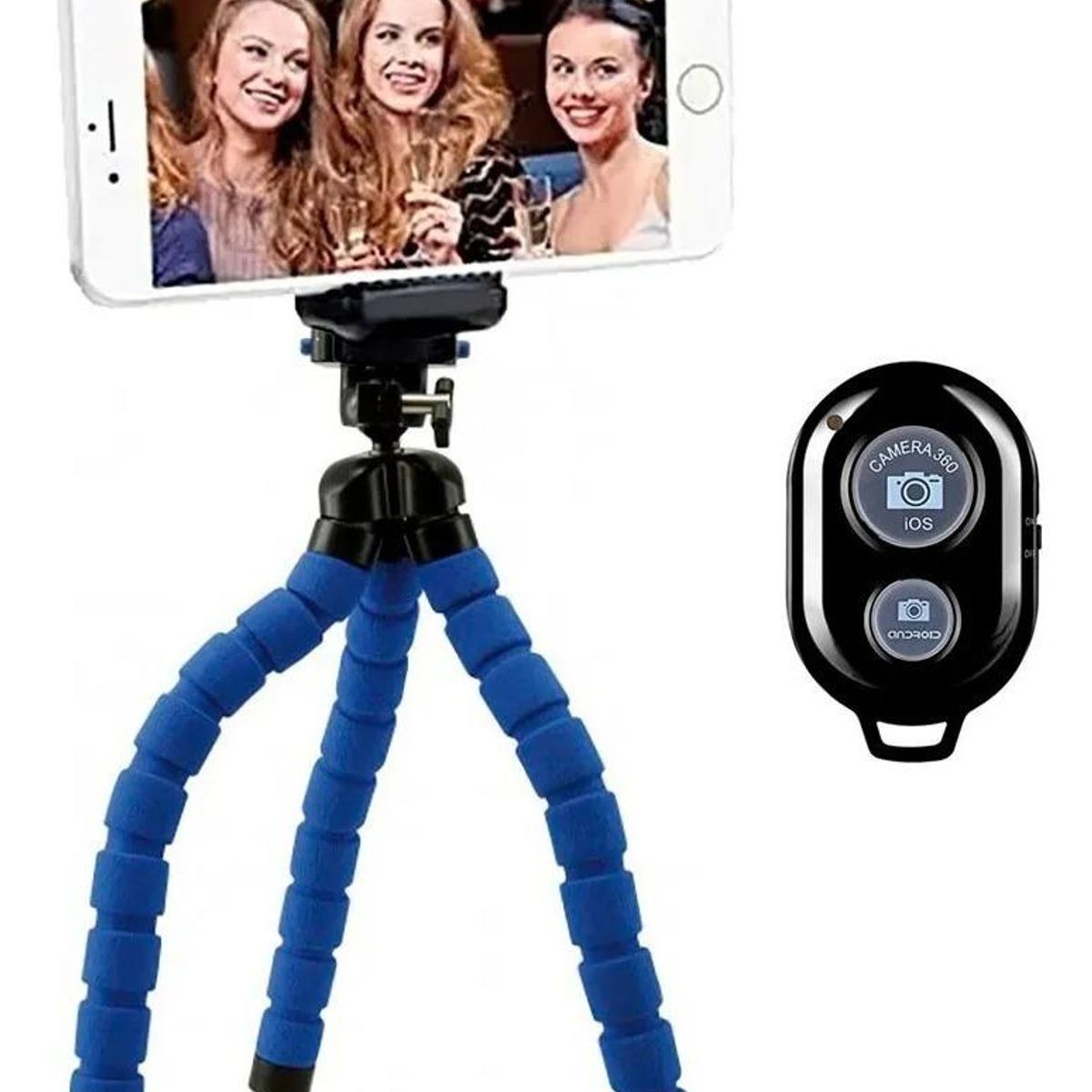 GENERICO - Mini Trípode Selfie 27 cm con Control Bluetooth