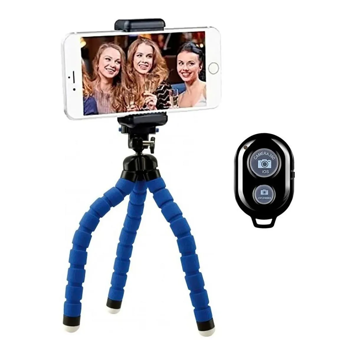 GENERICO - Mini Trípode Selfie 27 cm con Control Bluetooth