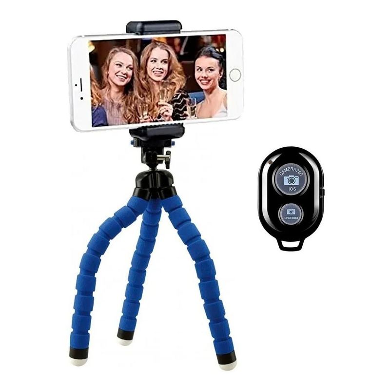GENERICO - Mini Trípode Selfie 27 cm con Control Bluetooth