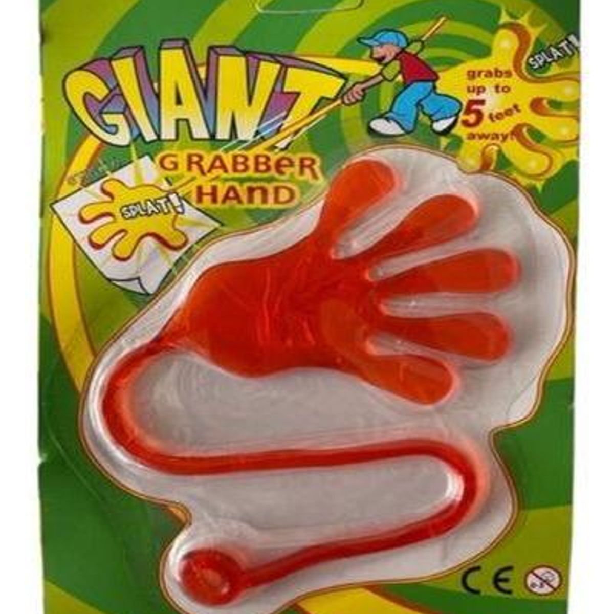 GENERICO - Mano Pegajosa Gigante Roja de 154 cm para Diversión