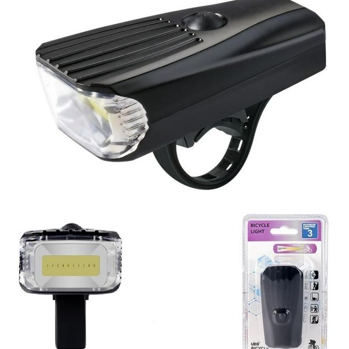 GENERICO - Faro LED Delantero Impermeable para Bicicleta 1000lm
