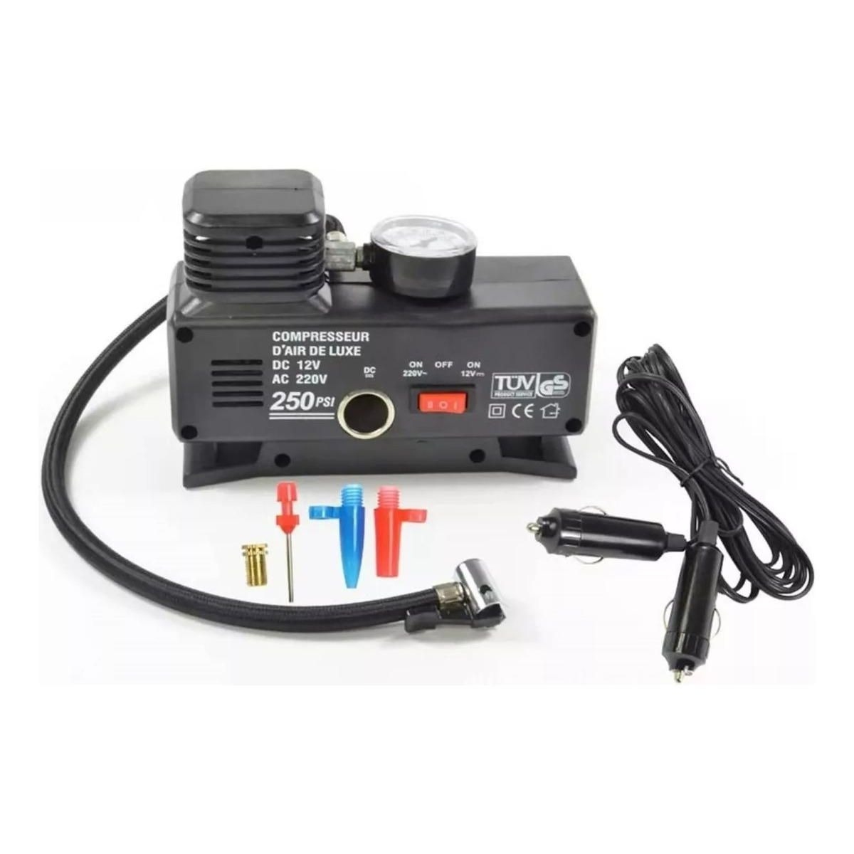 GENERICO - Inflador Portátil de Aire 12V220V para Bicicletas y Más