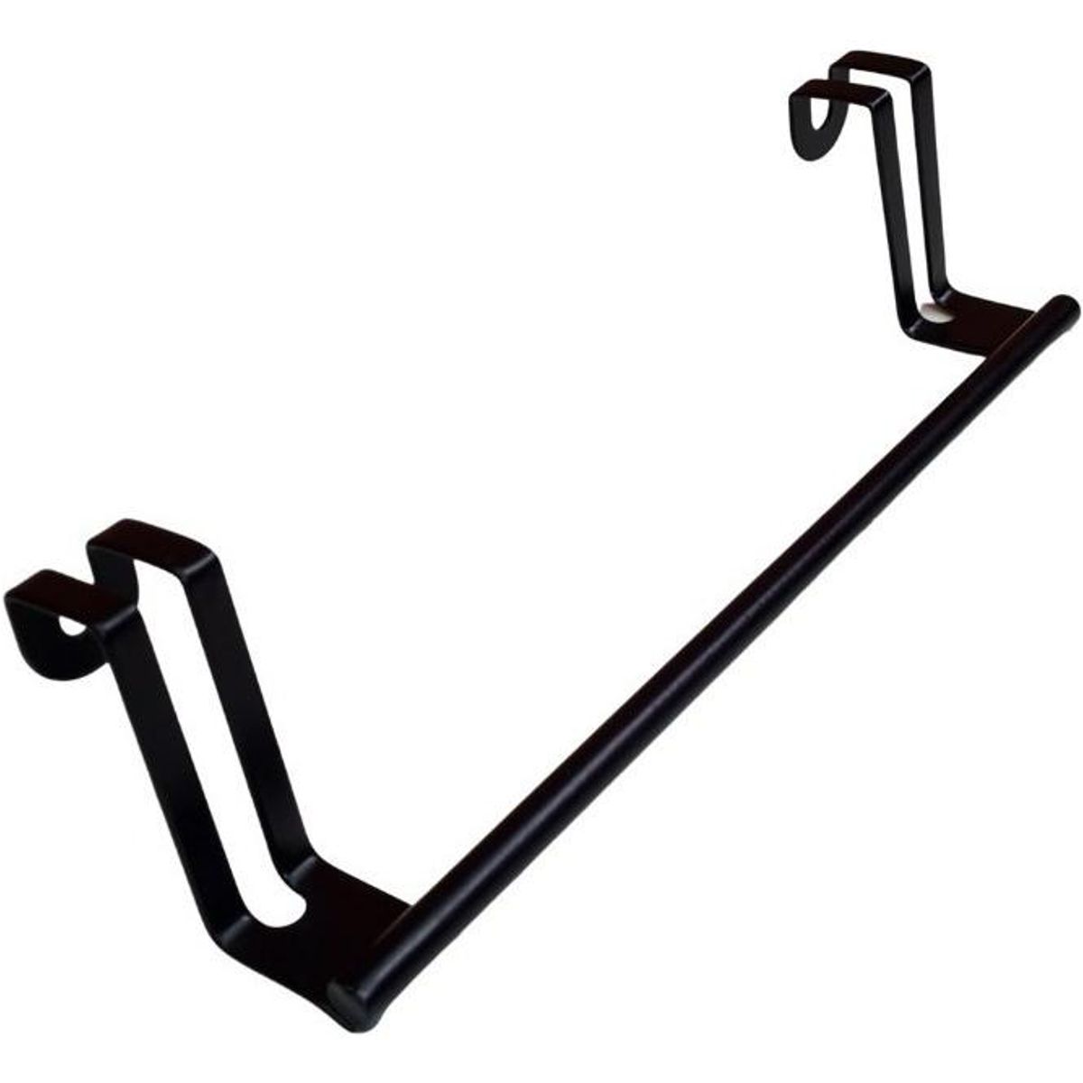 GENERICO - Soporte Colgador para Toallas y Paños de Cocina Negro