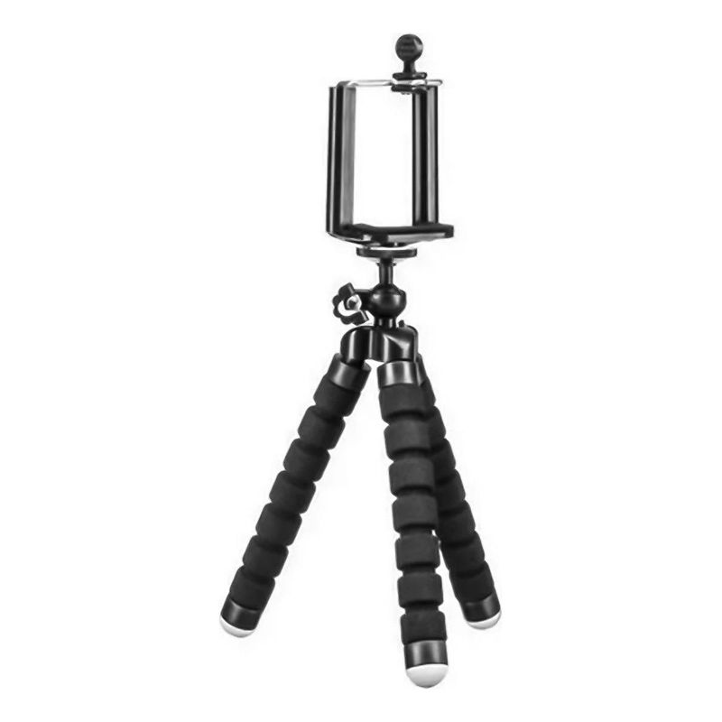 GENERICO - Mini Trípode Celular Flexible con Adaptador para Selfie