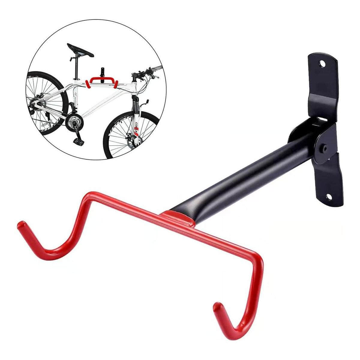 GENERICO - Soporte Plegable de Metal para Bicicleta en Muralla