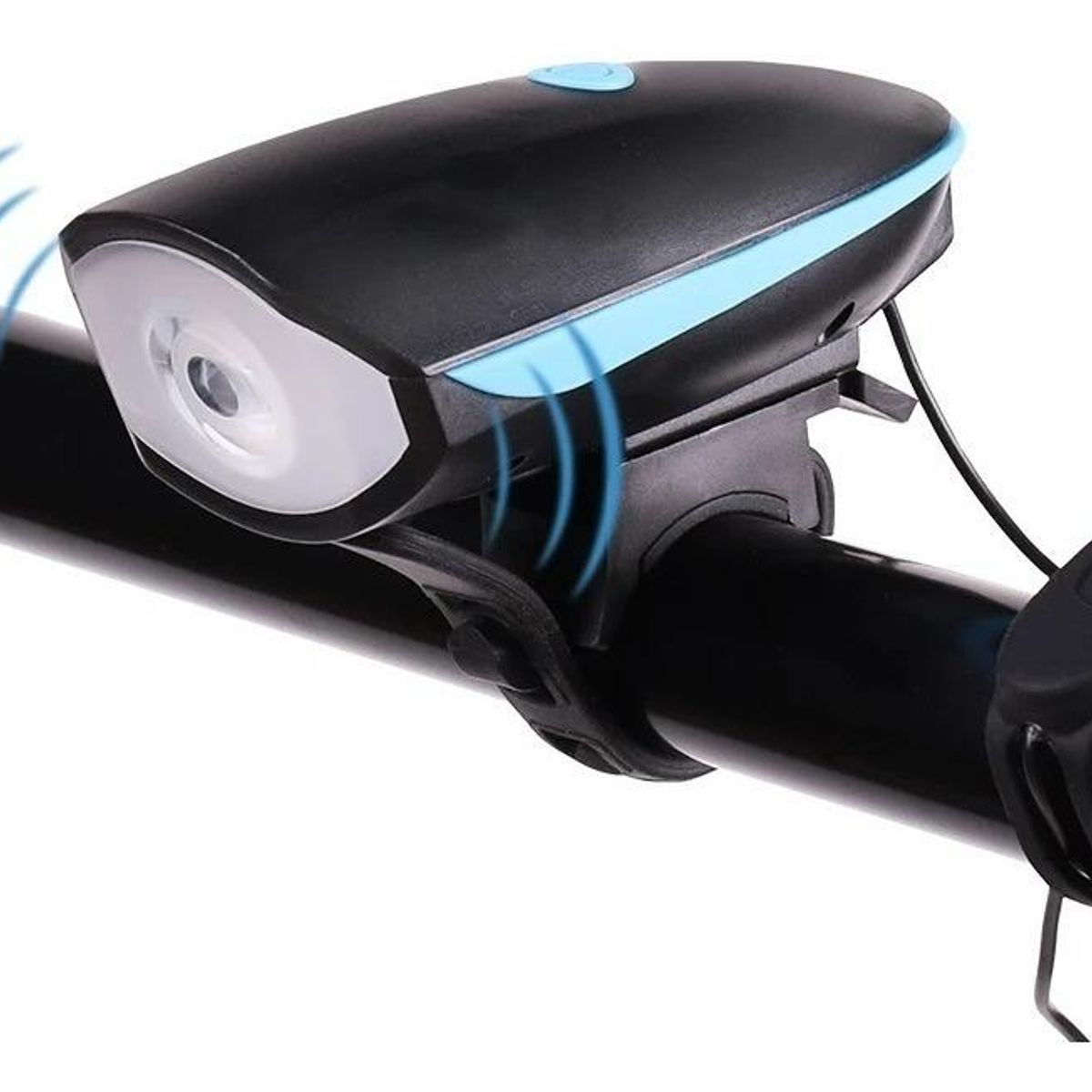 GENERICO - Luz LED Recargable para Bicicleta con Bocina Integrada