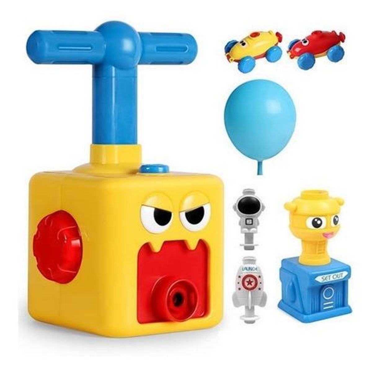 GENERICO - Lanzador de Cohetes y Autos con Globos para Niños