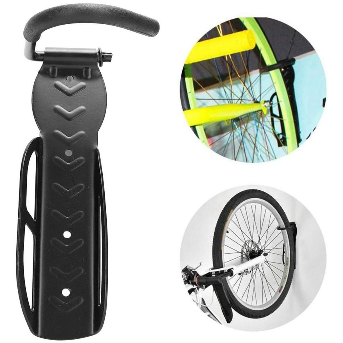 GENERICO - Soporte de Pared para Bicicletas Ahorra Espacio y Organiza