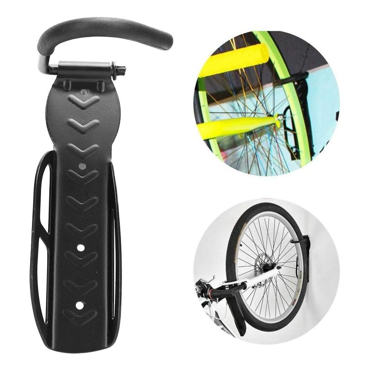 GENERICO - Soporte de Pared para Bicicletas Ahorra Espacio y Organiza