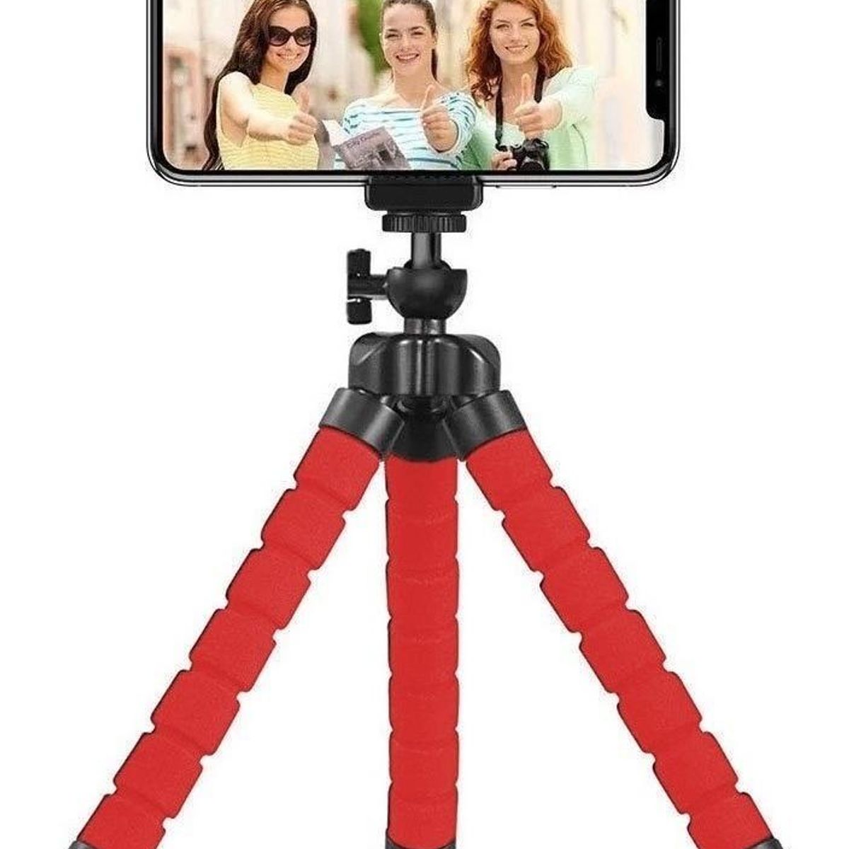 GENERICO - Pack de 10 Mini Trípodes Flexibles 360° para Celulares.