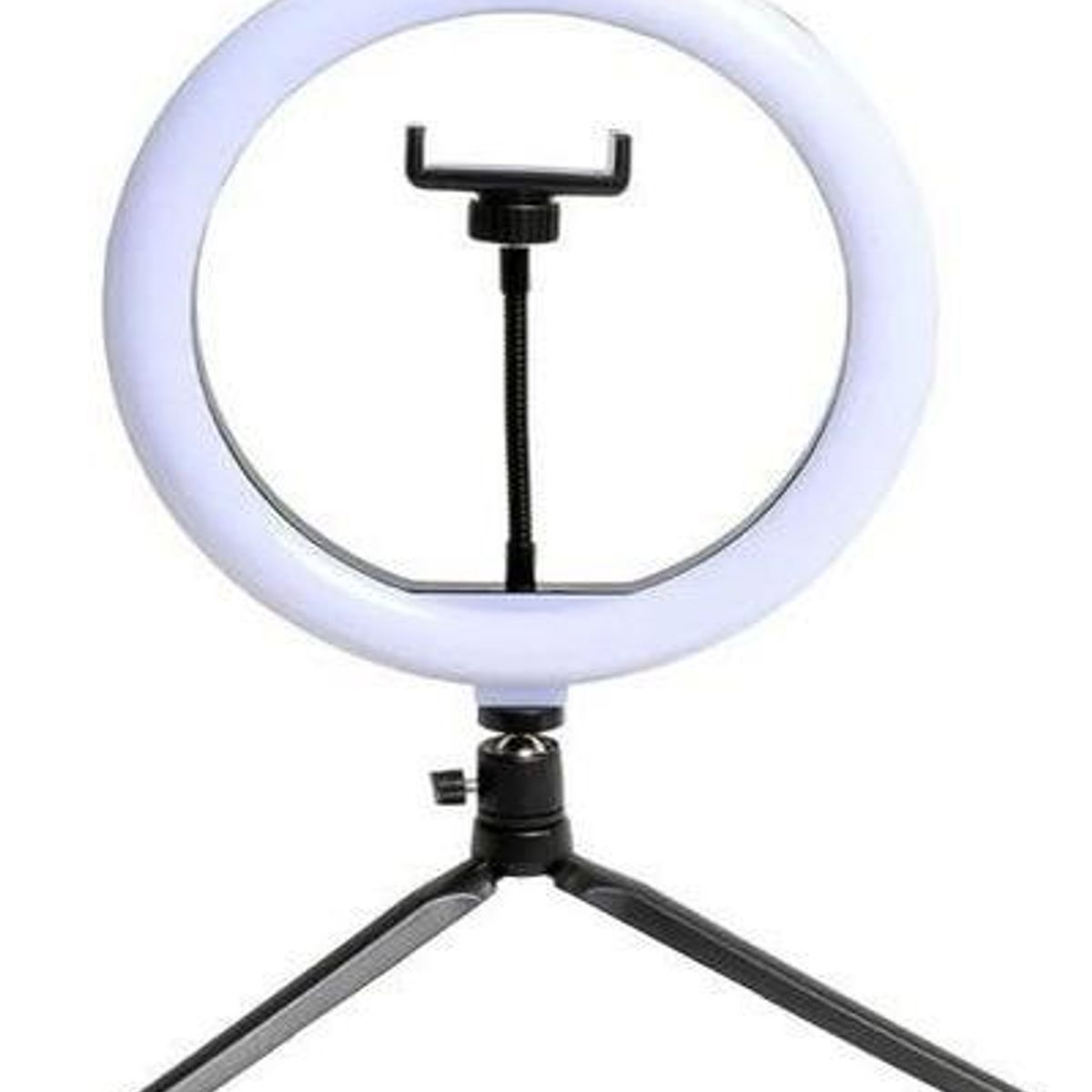 GENERICO - Aro Luz LED 26cm con Trípode Ajustable para Grabación