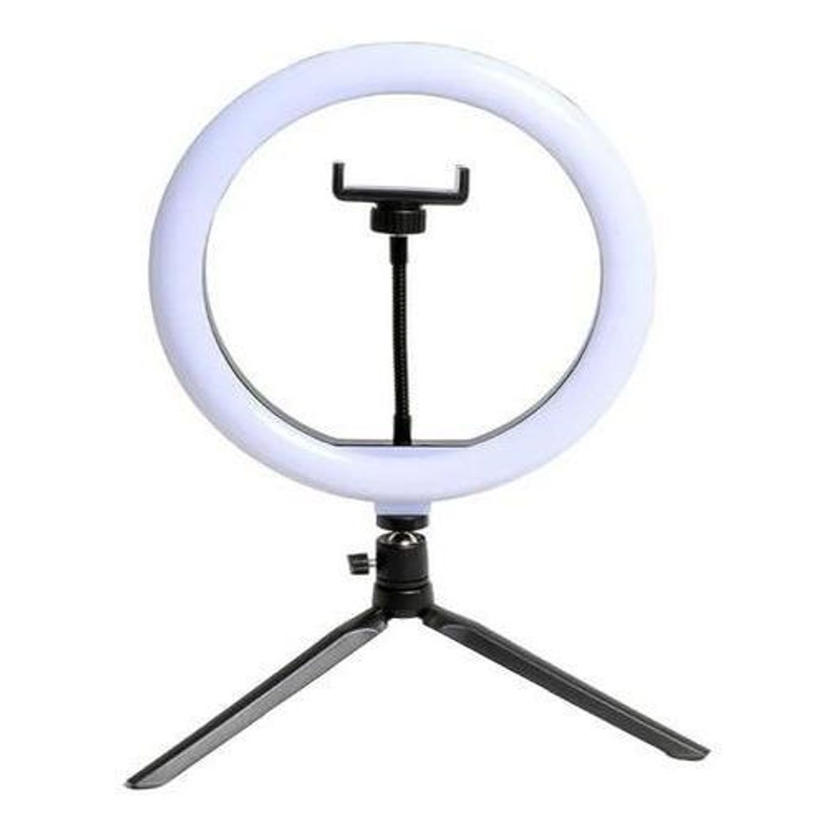 GENERICO - Aro Luz LED 26cm con Trípode Ajustable para Grabación
