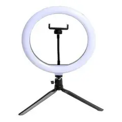 GENERICO - Aro Luz LED 26cm con Trípode Ajustable para Grabación