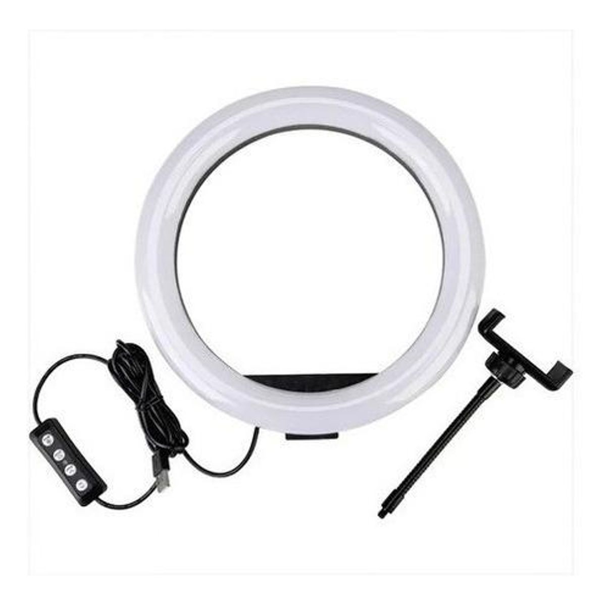 GENERICO - Aro de Luz LED 31cm con Trípode Extensible 21m