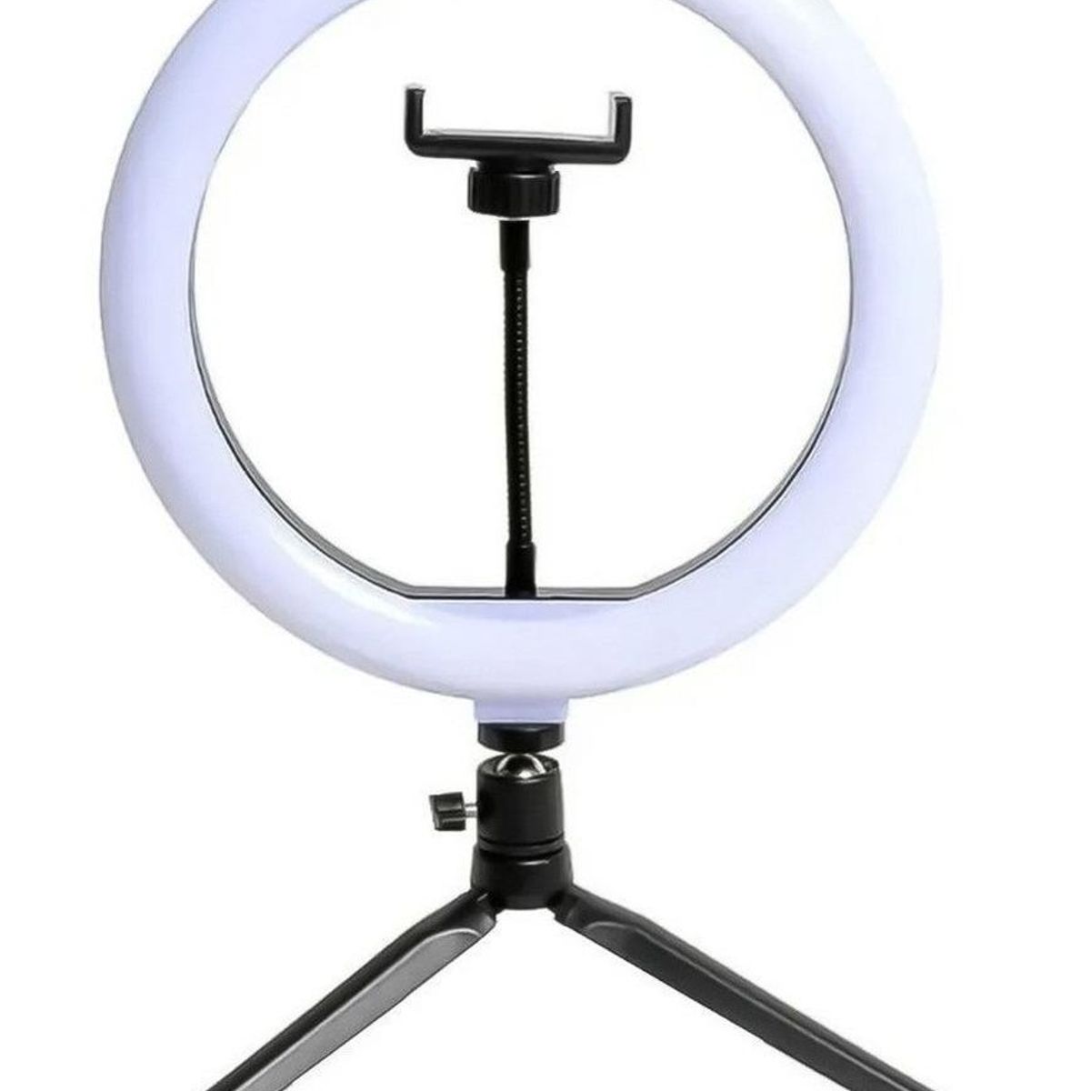 GENERICO - Aro de Luz LED 26 cm con Trípode y Soporte para Teléfono