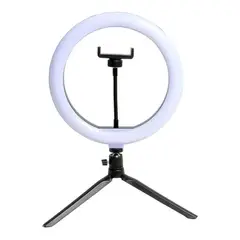GENERICO - Aro de Luz LED 26 cm con Trípode y Soporte para Teléfono