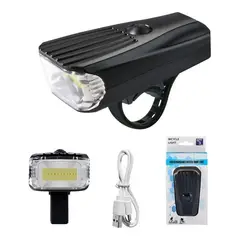 GENERICO - Luz Recargable Impermeable para Bicicleta con Soporte