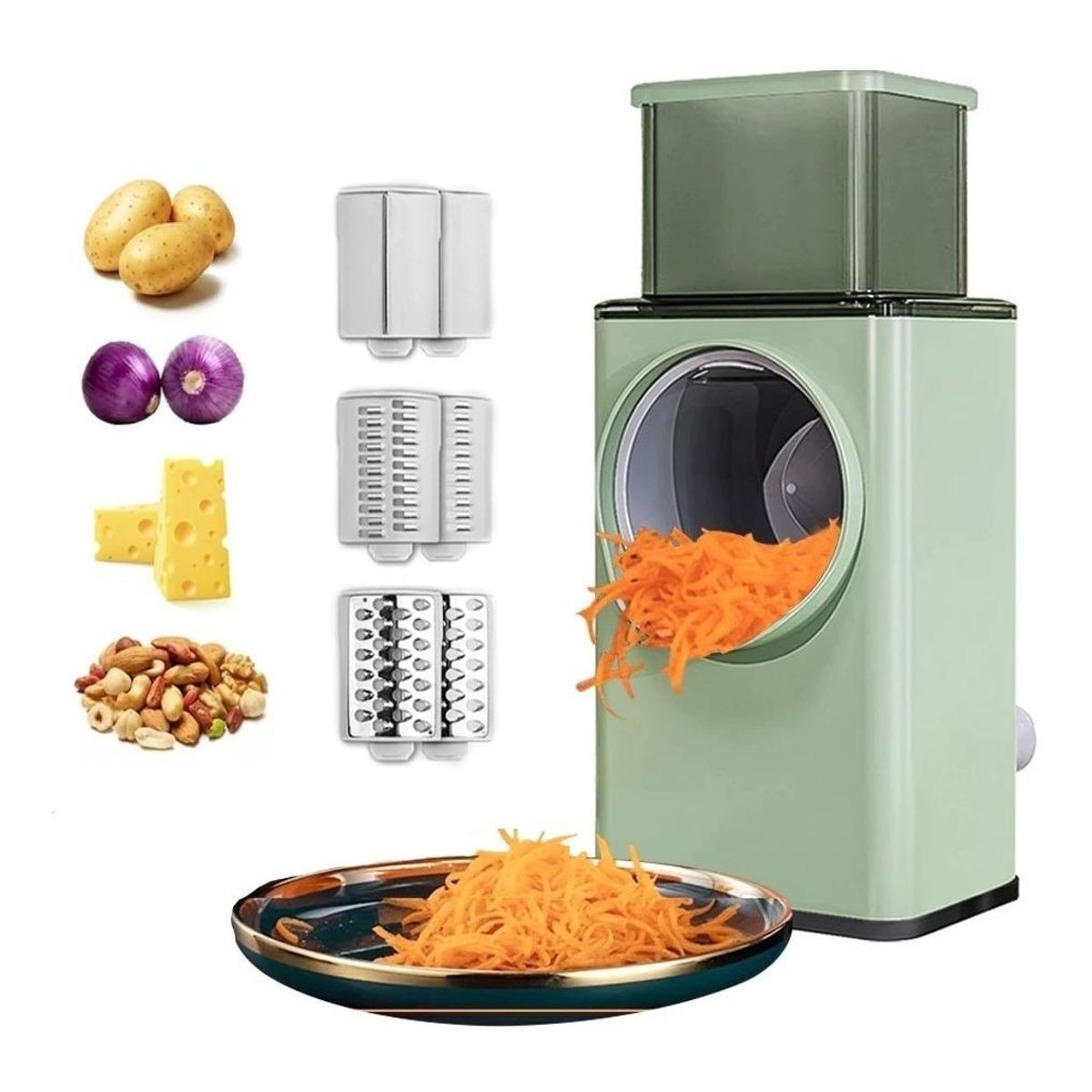 GENERICO - Cortador Multifuncional de Verduras y Frutas 3 en 1