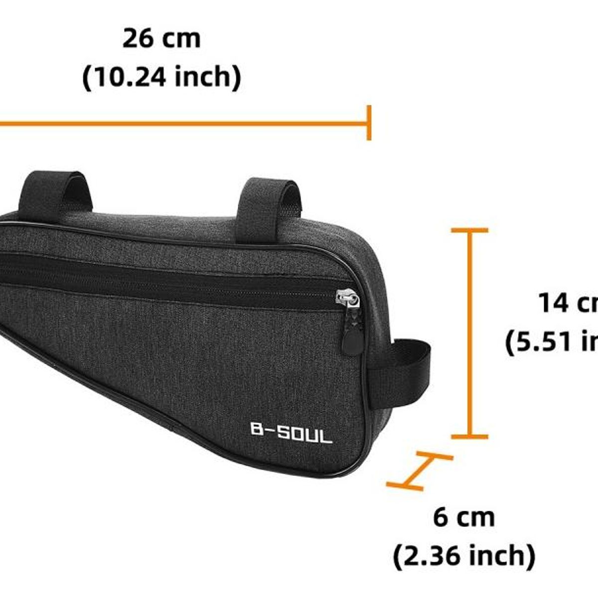 GENERICO - Bolso Triangular Impermeable para Bicicleta de 1 Litro