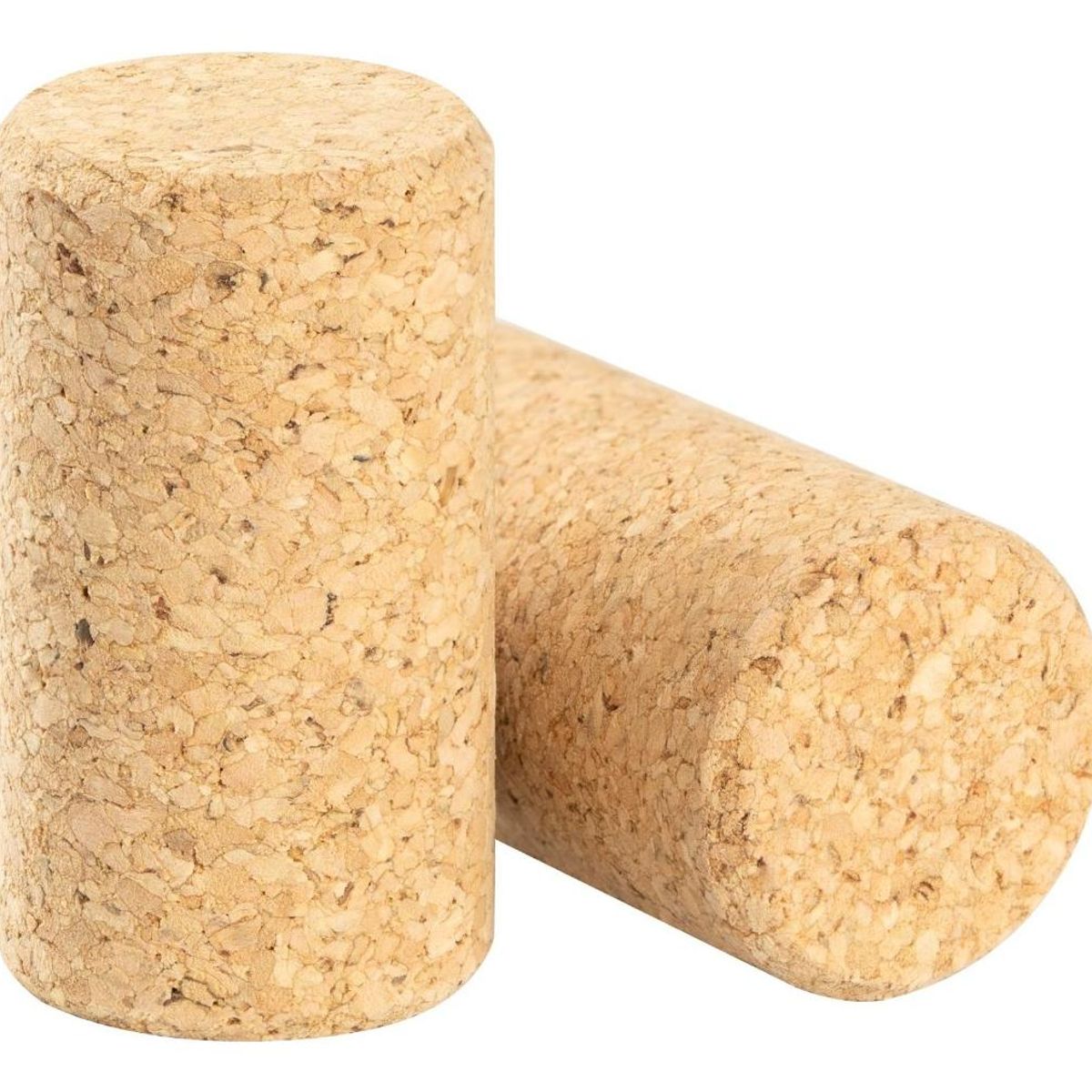 GENERICO - Pack de 2 Tapones de Corcho Natural para Botellas