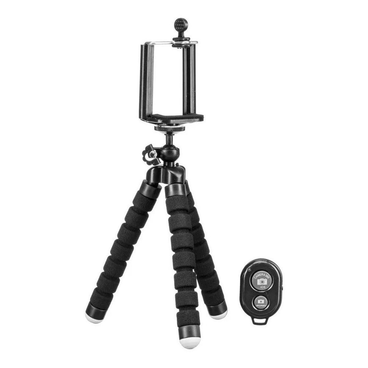 GENERICO - Mini Trípode Celular Flexible con Control Bluetooth ST-03