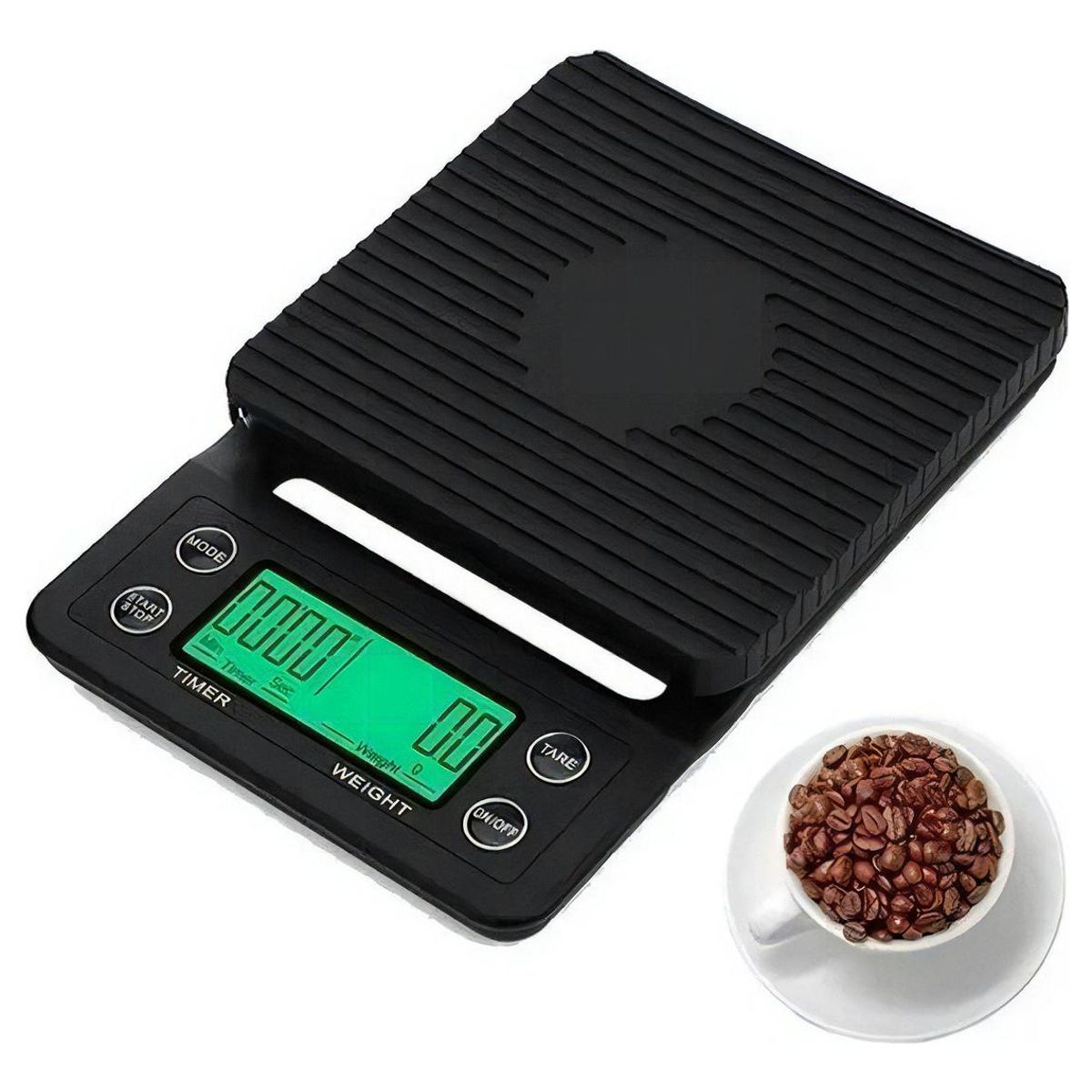 GENERICO - Balanza Electrónica Digital 3kg con Temporizador para Cocina