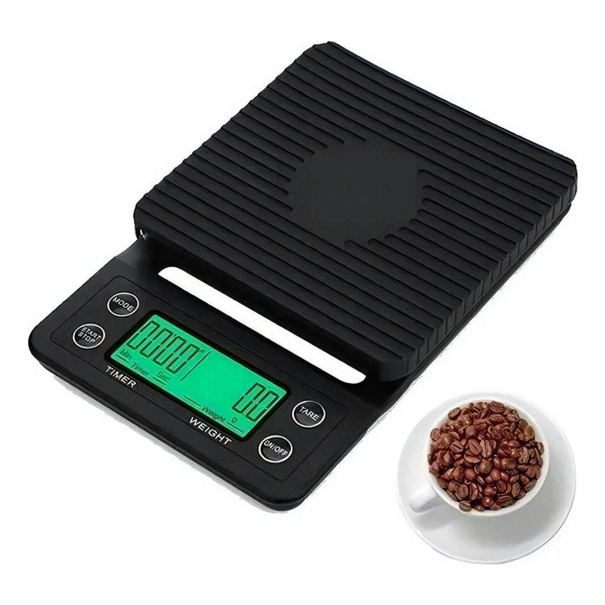 GENERICO - Balanza Electrónica Digital 3kg con Temporizador para Cocina