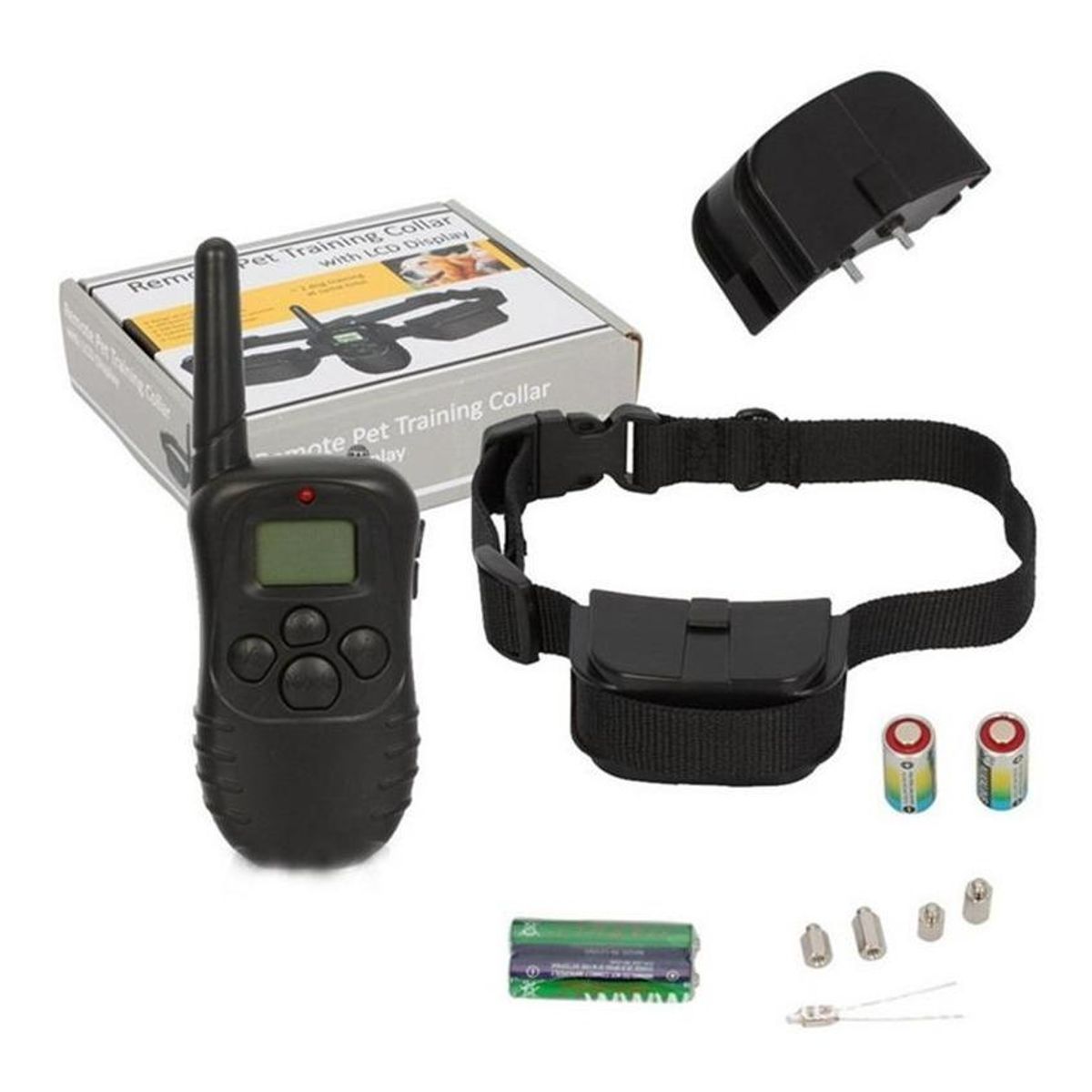 GENERICO - Collar Eléctrico de Entrenamiento para Perros Color Negro.