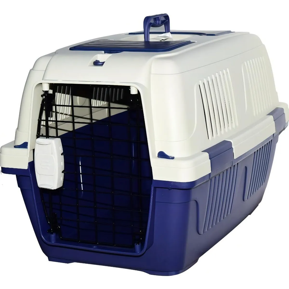 GENERICO - Jaula Transportadora Mediana para Mascotas 63x41x40 cm