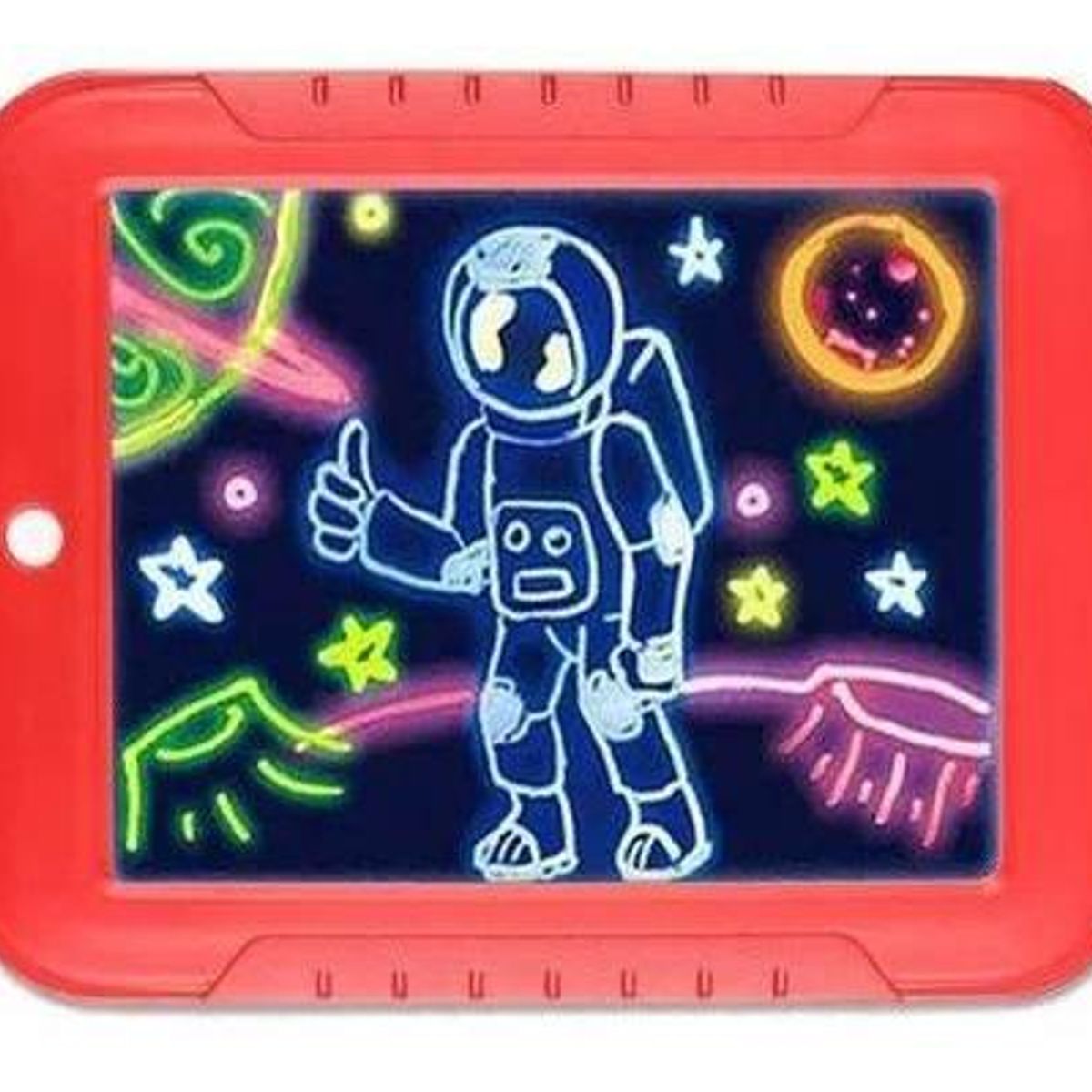 GENERICO - Pizarra Mágica LED Sketchpad con Plumones Neón - 3 Unidades