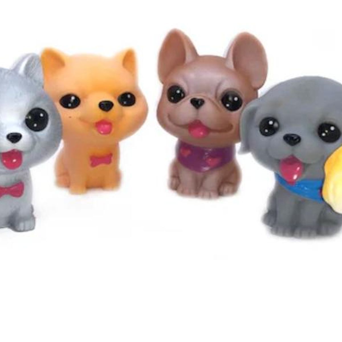 GENERICO - Juego de 6 Muñecas Cachorros Cute Pets para Baño Divertido