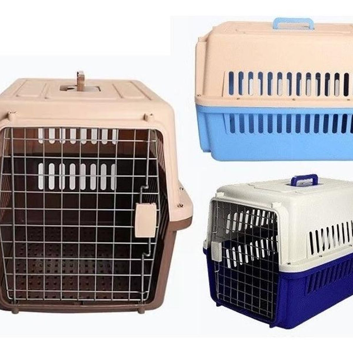 GENERICO - Jaula Transportadora para Mascotas 61x40x41 cm