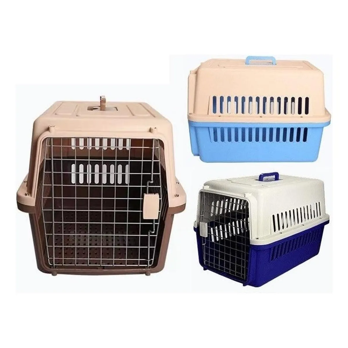 GENERICO - Jaula Transportadora para Mascotas 61x40x41 cm