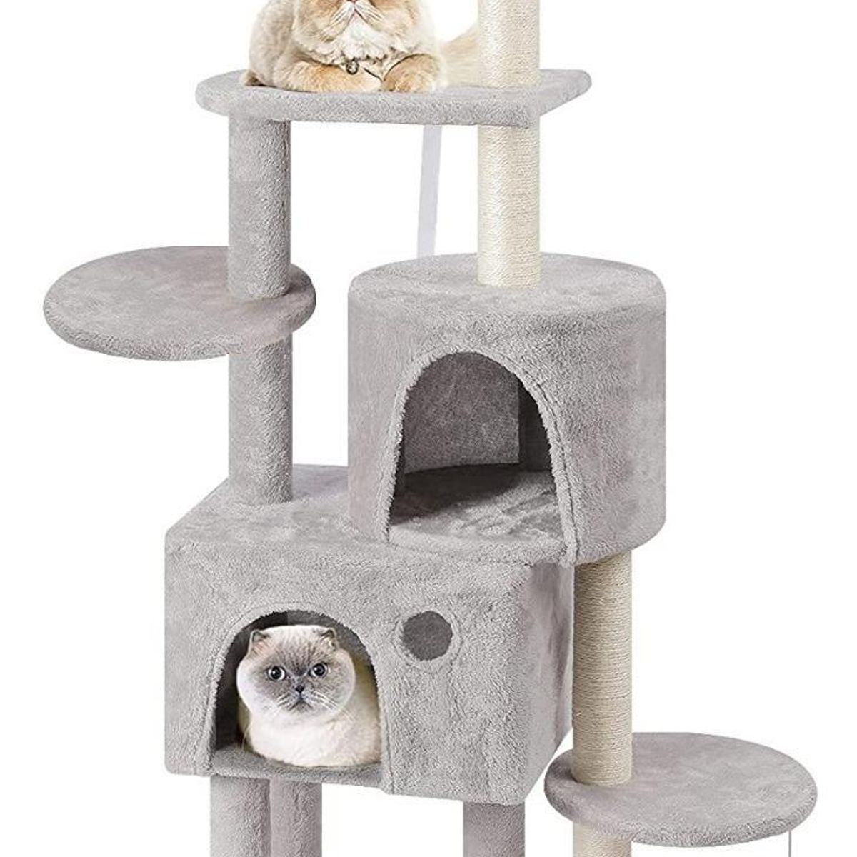 GENERICO - Torre Rascadora para Gatos de 150cm con Terciopelo