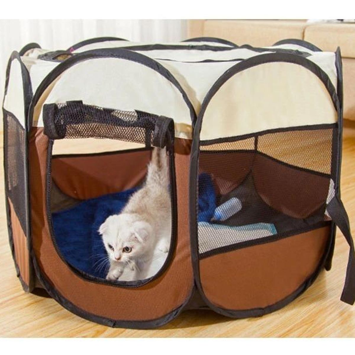 GENERICO - Corral Portátil para Mascotas Ideal para Perros y Gatos