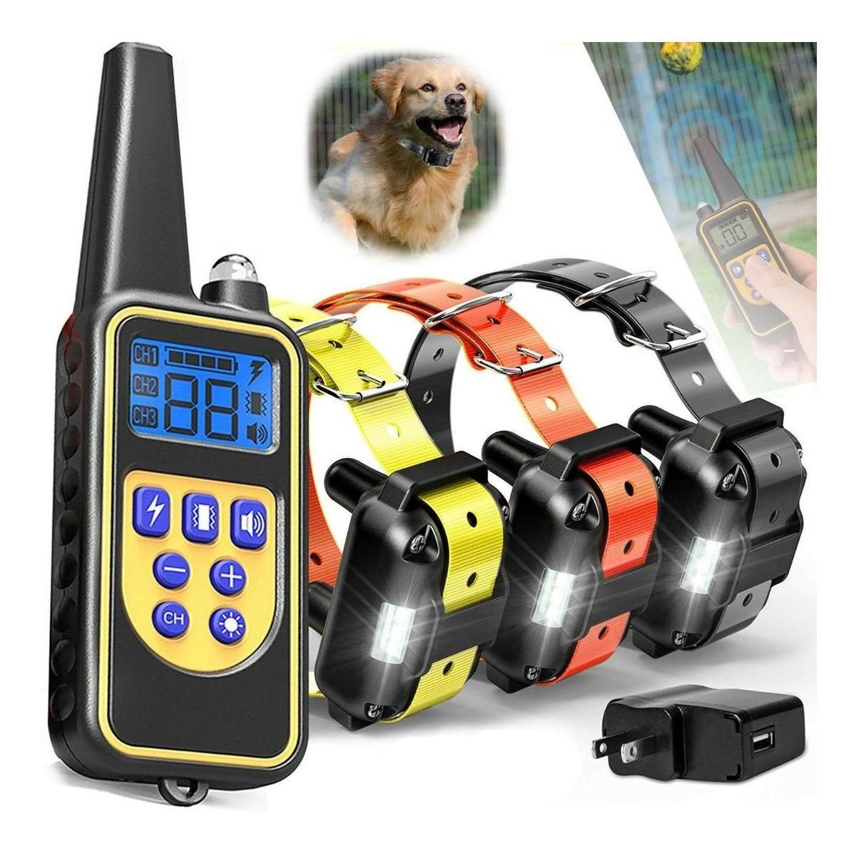 GENERICO - Collar de Entrenamiento Eléctrico para Perros Impermeable.