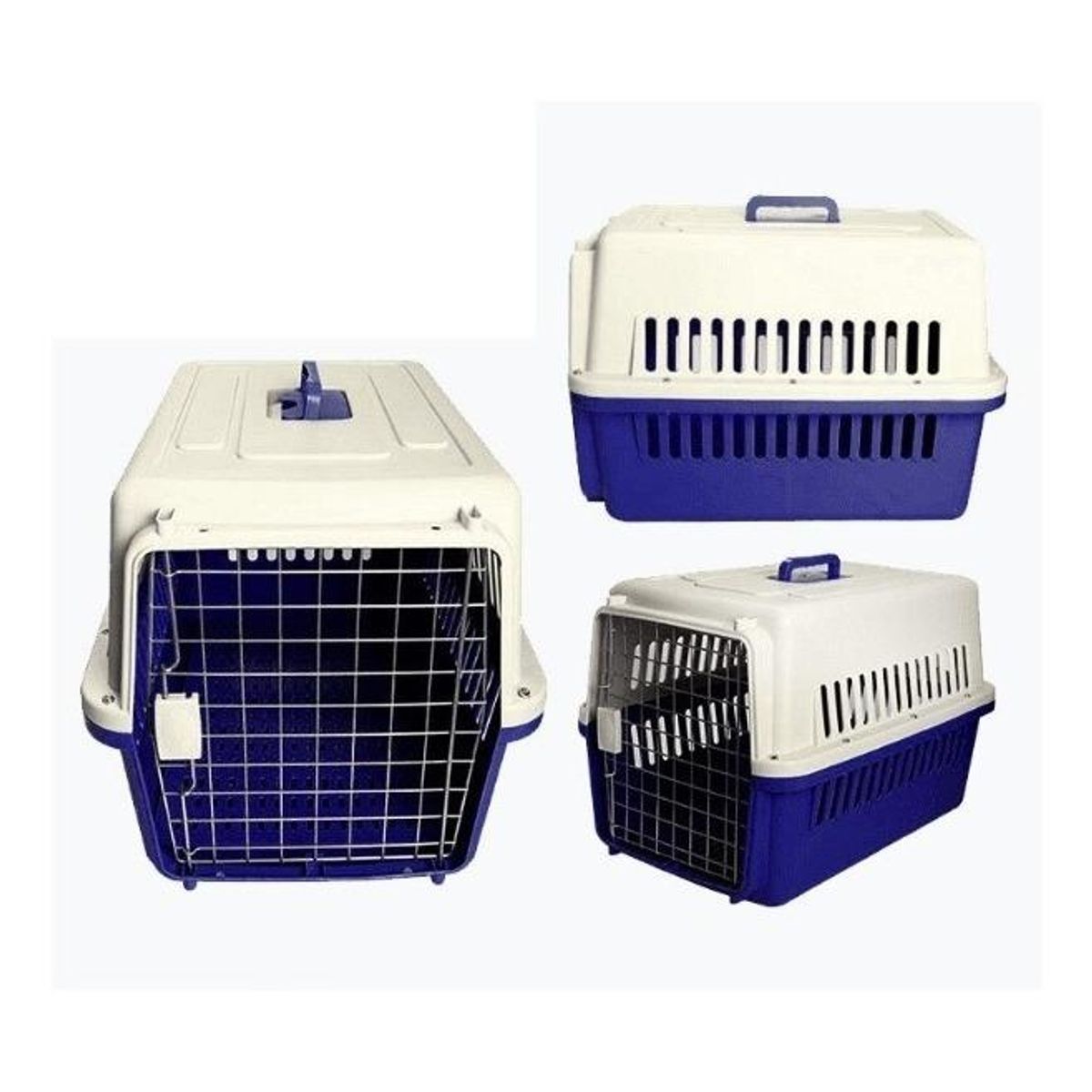 GENERICO - Jaula de Transporte para Perros y Gatos 56x36x36 cm