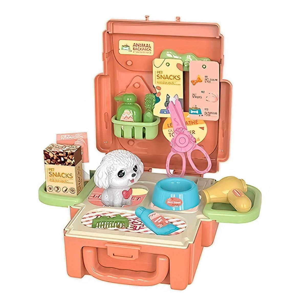 GENERICO - Mochila Didáctica de Mini Mascotas para Niños