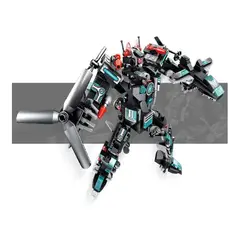 GENERICO - Set Armable de Bloques Didácticos Super Robot 12 en 1