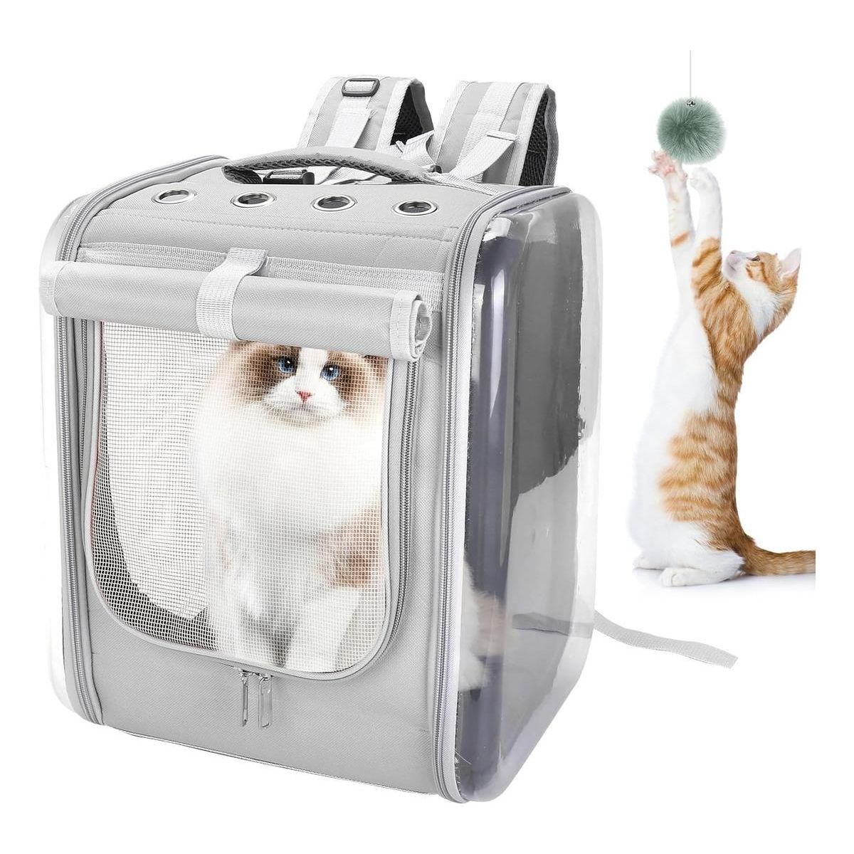 GENERICO - Mochila de Transporte para Perros y Gatos con Ventilación