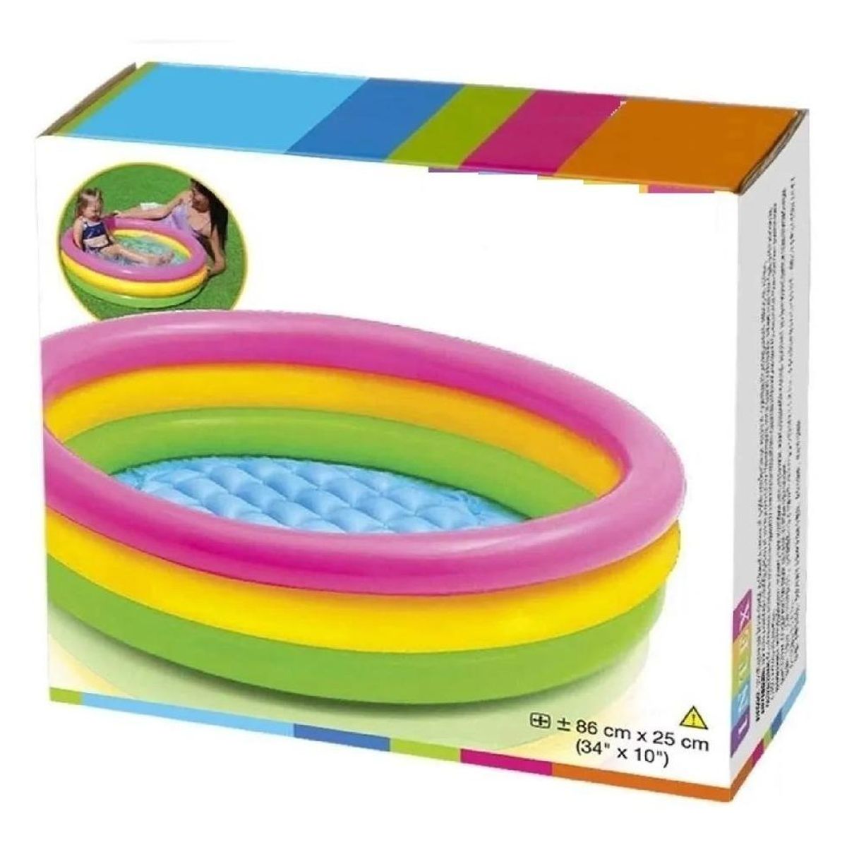 GENERICO - Piscina Inflable Redonda Infantil para Bebés 86 x 25 cm