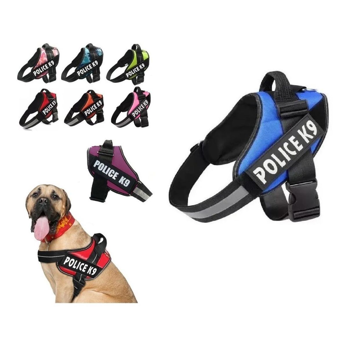 Arnés Ergonómico Reflectante para Perros Medianos y Grandes, marca GENERICO - Foto Principal
