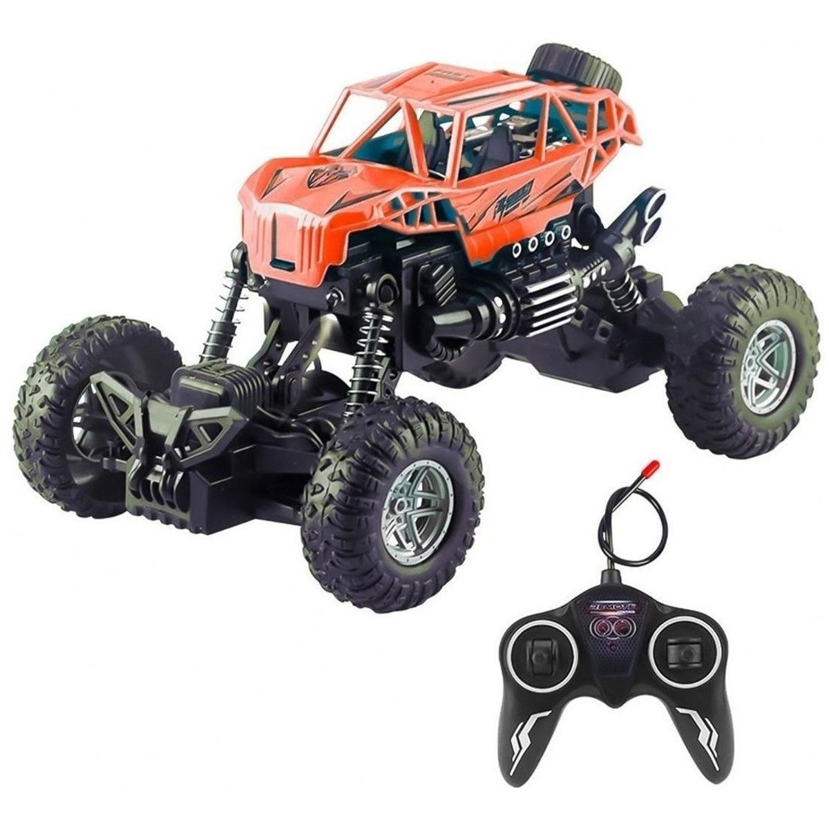 GENERICO - Auto a Control Remoto Off Road Grande con Alta Suspensión