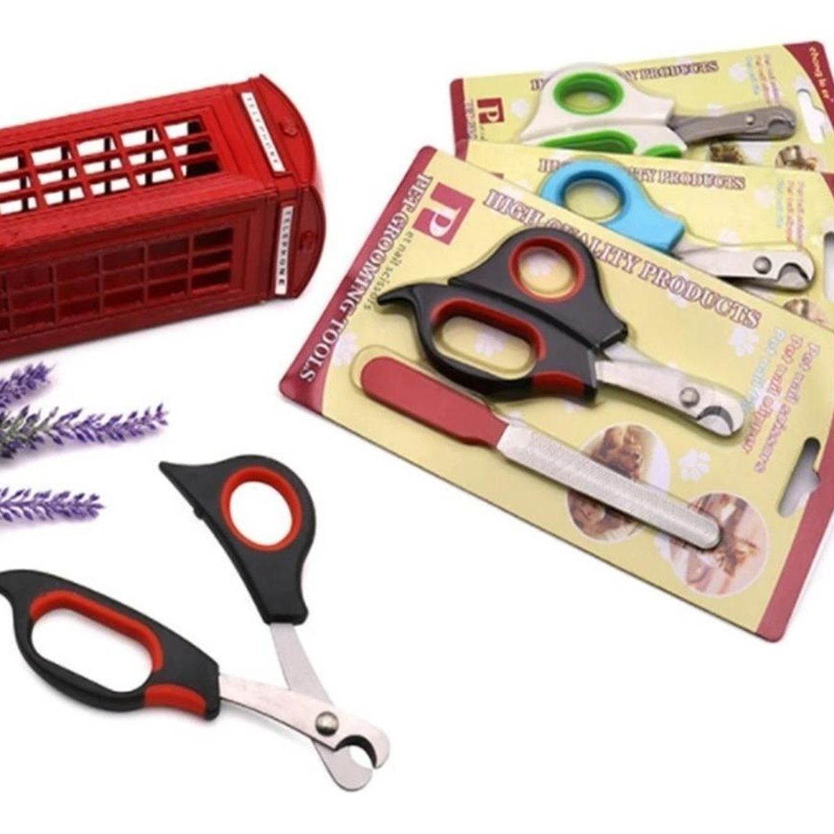 GENERICO - Corta Uñas para Perros y Gatos con Lima Incluida