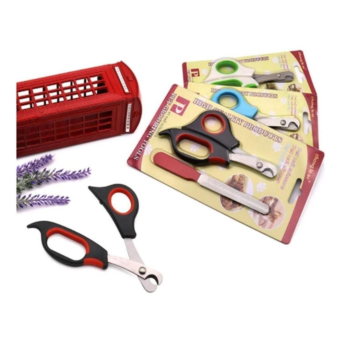 GENERICO - Corta Uñas para Perros y Gatos con Lima Incluida