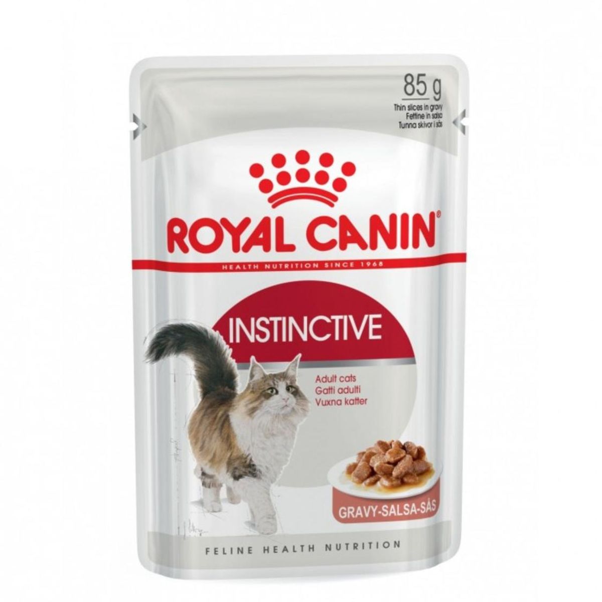 ROYAL CANIN - Royal Canin Adult Instinctive Gato 85 g - Sobres - Pack 12 Sobres