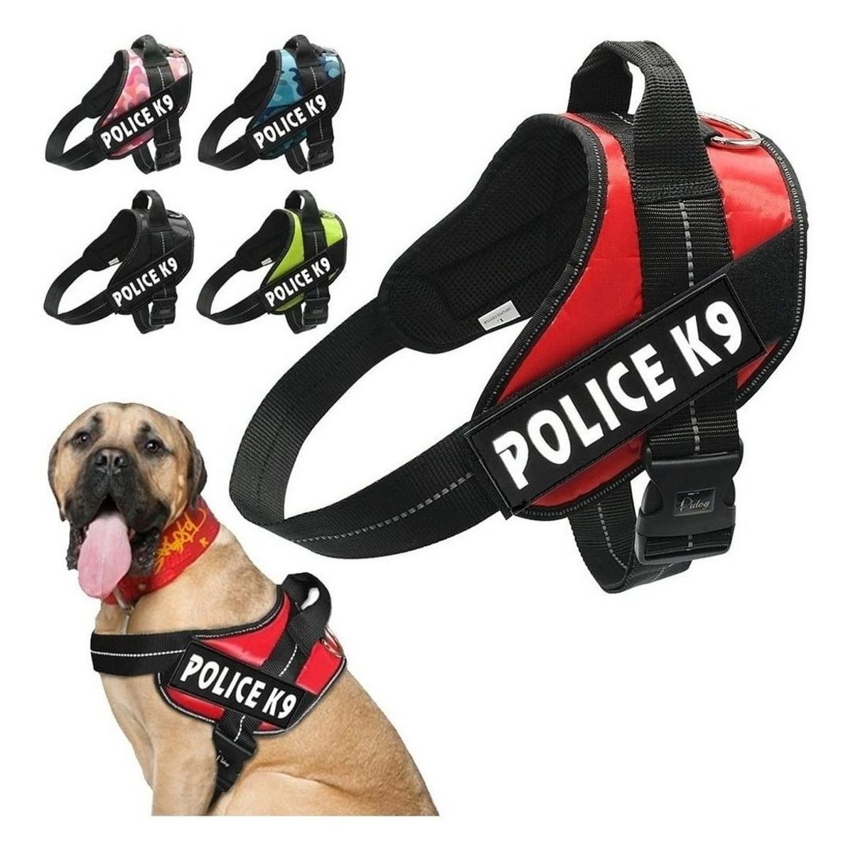GENERICO - Arnés Pechera Acolchada Reforzada para Perros Grandes XL.